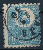 O 1871 Kőnyomat 10kr Képbe Fogazva "BAJA" / Mi 4 With Shifted Perforation - Andere & Zonder Classificatie