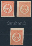 (*) 1871 3 Db Hírlapbélyeg / Newspaper Stamps - Other & Unclassified