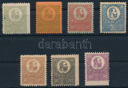 **, * 1921 Kőnyomat Emlékkiadás, 7 Klf Fogazott Bélyeg / Souvenir Issue: 7 Different Stamps - Otros & Sin Clasificación