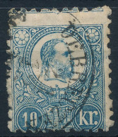 O 1871 Réznyomat 10kr Elfogazva / Shifted Perforation - Altri & Non Classificati