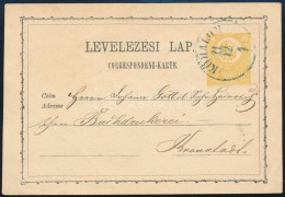 1871 2kr Díjjegyes Levelezőlap / PS-card, Kék / Blue "KŐHALOM" (katalógus Nem Jegyzi, Az 1867-es Kiadásnál 700 P!!! / No - Otros & Sin Clasificación