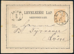 1873 2kr Díjjegyes Levelezőlap / PS-card "HRADEK / LIPTÓ M." - Lőcse - Otros & Sin Clasificación