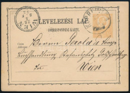 1873 2kr Díjjegyes Levelezőlap / PS-card "KOPRIVNICA" - "WIEN" - Sonstige & Ohne Zuordnung