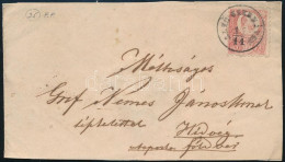 ~1874 5kr Levélen Hídvégre / On Cover - Otros & Sin Clasificación