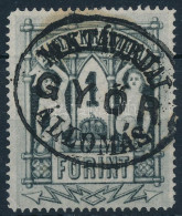 O 1874 Réznyomat Távírda 1Ft / Mi T 15 "M.K. TÁVIRDAI GYŐR ÁLLOMÁS" - Other & Unclassified