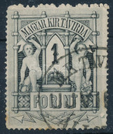 O 1874 Távírda Réznyomat 1Ft / Mi T 15 "M.K. TÁVÍ(RDAI ÁLLOMÁS) / UJVI(DÉK)" - Sonstige & Ohne Zuordnung