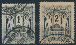 O 1874 Réznyomat Távírda 1Ft és 2Ft - Altri & Non Classificati