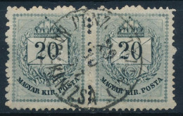 O 1874 20kr Pár - Other & Unclassified