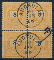 O 1888 8kr Négyestömb / Block Of 4 "KUCSULÁT" - Otros & Sin Clasificación