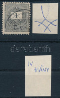 O 1889 1kr Hiányos Vízjel / Watermark Error - Other & Unclassified