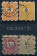 O 1889 8kr és 15kr Eltérő Színárnyalatokban / Colour Varieties - Sonstige & Ohne Zuordnung