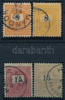 O 1889 8kr és 15kr Eltérő Színárnyalatokban / Colour Varieties - Autres & Non Classés