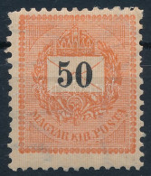 * 1889 50kr 12 : 11 1/2 Fogazással, Sztereo Jegyekkel / 50kr Perforation 12 : 11 1/2, With Stereo Signs - Other & Unclassified