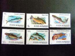 111 RUMANIA  / POSTA ROMANA 1992 / FAUNA MARINA  PECES FISH / YVERT  3991 / 3996 ** MNH - Nuevos