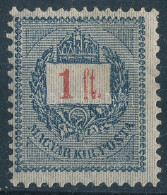 ** 1889 1Ft 12 : 11 3/4 Fogazás / Perforation (110.000) - Sonstige & Ohne Zuordnung