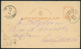 1878 2kr Díjjegyes Levelezőlap / PS-card "VIHODNA" - "LIPTÓ SZT. M(IKL)ÓS" - Autres & Non Classés