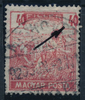 O 1919 Magyar Posta 40f Elcsúszott értékszámmal / Mi 316 Shifted Numbrs - Andere & Zonder Classificatie
