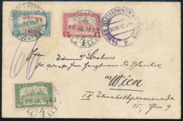 1918.07.16. Légiposta Levél Bécsbe / Airmail Cover To Vienna - Other & Unclassified