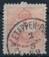 O 1879 Provizórikus Magyar Postabélyeg Használat Bosznia Hercegovinában 1874 Színes Számú 5kr (50.000) / Provisional Usa - Other & Unclassified