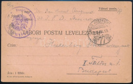 1915 Tábori Posta Levelezőlap / Field Postcard "Evangelische Militärseelsorge Der K.u.k. 33. Inft. Trp. Division" + "TP  - Sonstige & Ohne Zuordnung