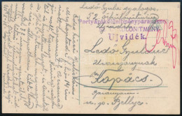 1915 Tábori Posta Levelezőlap / Field Postcard "Portyázókülönítmény Parancsnokság 52. ŐRKÜLÖNÍTMÉNY ÚJVIDÉK" - Andere & Zonder Classificatie