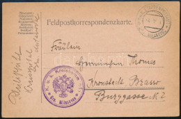 1916 Tábori Posta Levelezőlap / Field Postcard "K.u.k. Kreiskommando Grm. Milanovac" + "EP MILANOVAC" - Andere & Zonder Classificatie