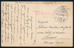 1916 Tábori Posta Képeslap / Field Postcard "K.u.k. Reserve Telegraphen" + "HP 148" - Sonstige & Ohne Zuordnung