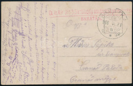 1918 Tábori Posta Képeslap Erdélyből Küldve / Field Postcard "Cs. és Kir. 314-316 Hadifogoly Aratószázad Parancsnokság B - Autres & Non Classés