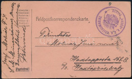 1915 Tábori Posta Levelezőlap / Field Postcard "SCHIFF ANDOR K.u.K. KRIEGSMARINE" - Andere & Zonder Classificatie