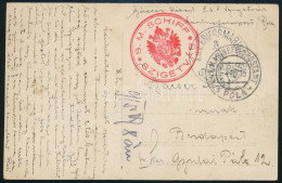 1915 Tábori Posta Képeslap / Field Postcard "S.M. SCHIFF SZIGETVÁR" - Other & Unclassified