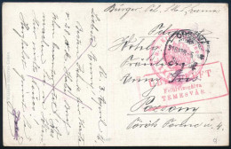 1916 Tábori Posta Képeslap Temesvári Cenzúrával / Field Postcard With Censorhip "S.M.S. Szamos" - Otros & Sin Clasificación