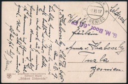 1917 Tábori Posta Képeslap / Field Postcard "S.M. Boot 68 F" - Autres & Non Classés