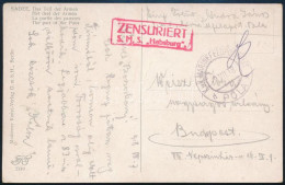 1918 Tábori Posta Képeslap / Field Postcard "S.M.S. Habsburg" - Andere & Zonder Classificatie