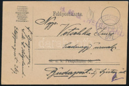 1918 Tábori Posta Levelezőlap / Field Postcard "S.M.S. HELGOLAND" - Other & Unclassified