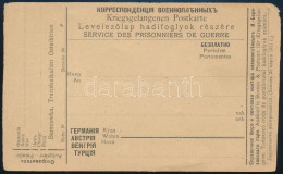 ~1918 Használatlan 4 Nyelvű Hadifogoly Levelezőlap, Berezowka / Unused Quadrilingual POW Postcard, Berezowka - Otros & Sin Clasificación