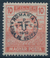 ** Debrecen II. 1920 Magyar Posta 10f Próbanyomat / Proof. Certificate: Bodor - Altri & Non Classificati