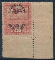 * Debrecen II. 1920 10f ívbehajlás Miatt Szétcsúszott Felülnyomással / Mi 81x Overprint Variety. Signed: Bodor - Autres & Non Classés