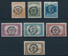 **, * Debrecen Magánfelülnyomás 1919 7 Db Bélyeg / Private Stamps - Autres & Non Classés