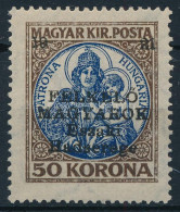 * Nyugat-Magyarország V. 1921 Koronás Madonna 50K (**60.000) / Mi 57 Signed: Bodor - Altri & Non Classificati