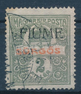 O Fiume 1918 Sürgős / Mi 2 MP I. Signed: Bodor - Sonstige & Ohne Zuordnung