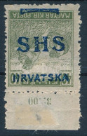 * SHS 1918 Arató 40f Fordított Felülnyomással / Mi 75 With Inverted Overprint. Signed: Bodor - Other & Unclassified