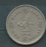 ONE DOLLAR 1960 HONGKONG -  Pieb 24903 - Hongkong