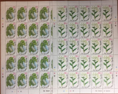 St Christopher Nevis Anguilla 1980 Flowers 2 Values In Complete Sheets Of 25 MNH - Other & Unclassified