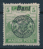 ** 1919 Magyar Posta 5f Kettős Felülnyomással / With Double Overprint Signed: Bodor - Other & Unclassified
