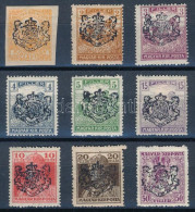 * Nagyszeben 1919 9 Klf Bélyeg / Private Stamps - Altri & Non Classificati
