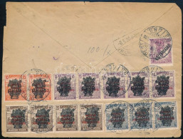 1920 Ajánlott Expressz Levél Berlinbe 14 Db Búzakalász + 1 Db Zita/Köztársaság Bélyeggel / Registered Express Cover With - Other & Unclassified