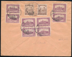 1923 Levél 10 Db Bélyeggel / Cover With 10 Stamps "NAGYKANIZSA" - Wien - Other & Unclassified