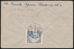 1926 Ajánlott Levél Sopronból Pozsonyba 10.000K Bérmentesítéssel / Registered Cover From Sopron To Bratislava With 10.00 - Autres & Non Classés