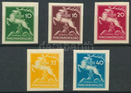 ** 1933 Cserkész Vágott Sor (40.000) / Mi 511-515 Imperforate Set - Autres & Non Classés