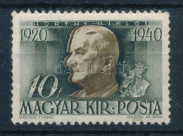 ** 1940 Kormányzói évforduló 10f "dupla Arcél" (ráncok / Creases) / Double Profile - Andere & Zonder Classificatie